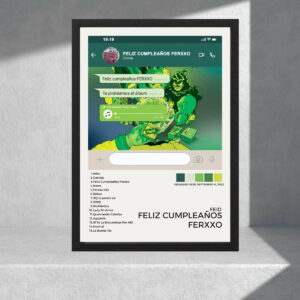 Cuadro Decorativo Musica - Ferxxo (feid) 01 - A3 30x40