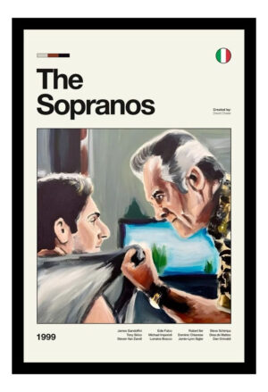 Cuadro Decorativo Series - The Sopranos 01 - A3 30x40 Cm