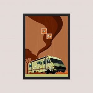 Cuadro Decorativo Breaking Bad 08 - Tamaño A3 30x40 Cm