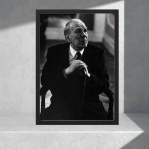 Cuadro Decorativo Literatura - Borges 03 - A3 30x40