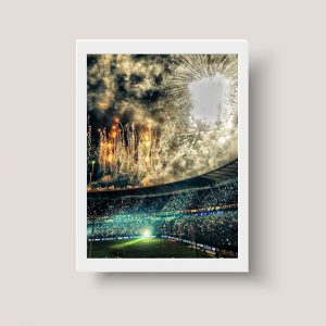 Cuadro Racing Club Copa Sudamericana 2024 El Cilindro A4