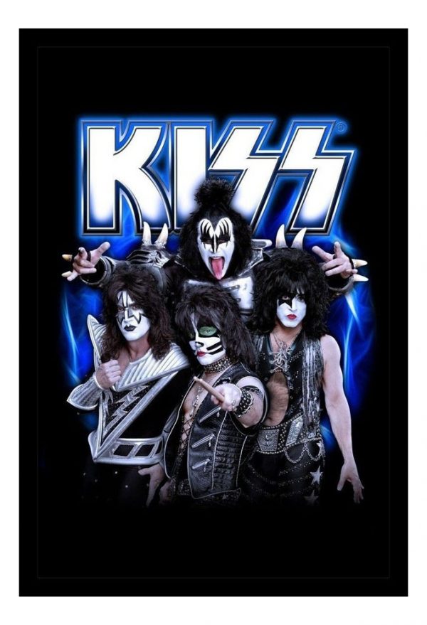 Cuadro Decorativo Música - Kiss 07 - A3 30x40 Cm