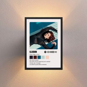 Cuadro Decorativo Dua Lipa - Modelo 07 - Tamaño A3 30x40