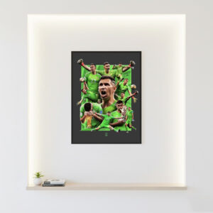 Cuadro Decorativo Futbol - Dibu Martinez 05 - A3 30x40 Cm