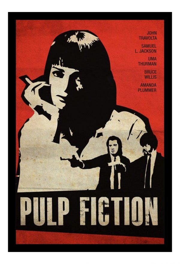 Cuadro Decorativo Cine - Pulp Fiction 11 - A3 30x40
