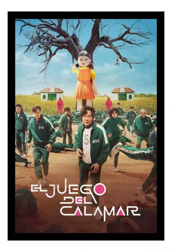 Cuadro Decorativo Series, El Juego Del Calamar 08 - A3 30x40