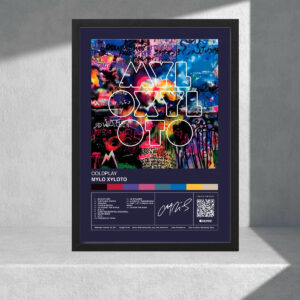 Cuadro Decorativo Coldplay 11 - Tamaño A3 30x40 Cm