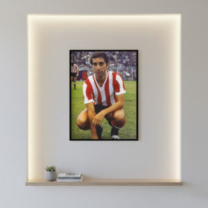 Cuadro Decorativo Futbol - Carlos Bilardo 04 - A3 30x40 Cm