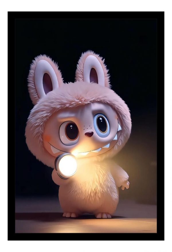 Cuadro Decorativo Infantil - Labubu 02 - Tamaño A3 30x40