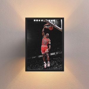 Cuadro Decorativo Michael Jordan 09 - Tamaño A3 30x40 Cm