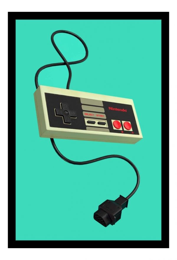Cuadro Decorativo Videojuegos - Nintendo 02 - A3 30x40 Cm