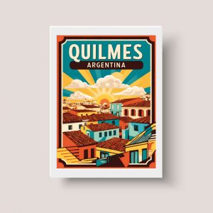 Cuadro Urbano Quilmes, Buenos Aires, Argentina - A4 20x30