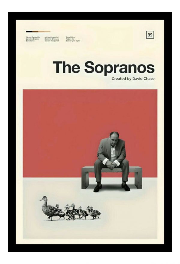 Cuadro Decorativo Series - The Sopranos 18 - A3 30x40 Cm