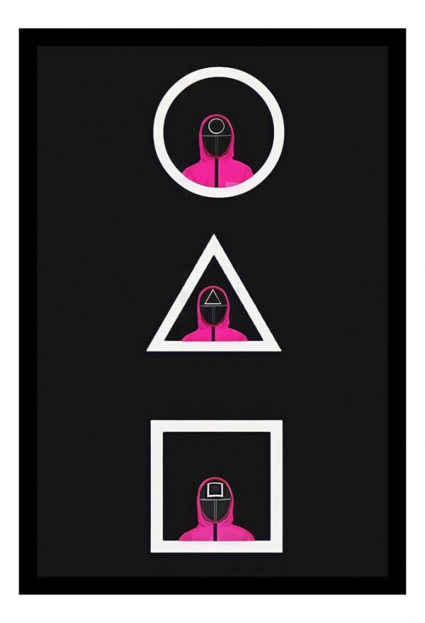 Cuadro Decorativo Series, El Juego Del Calamar 03 - A3 30x40