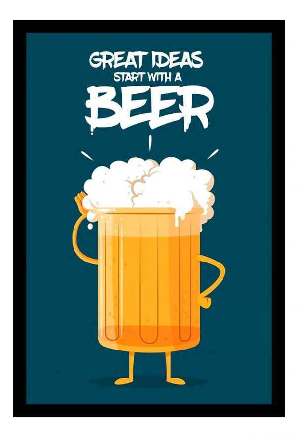 Cuadro Decorativo Bares - Cerveceria 02 - A3 30x40