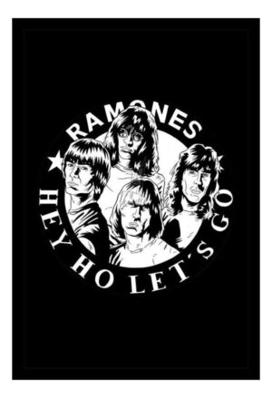 Cuadro Decorativo Música - Ramones 01 - A3 30x40
