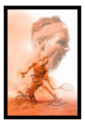 Cuadro Decorativo Tenis - Nadal 05 - A3 30x40 Cm