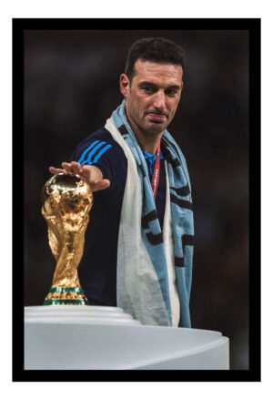 Cuadro Decorativo Futbol - Lionel Scaloni 02 - A3 30x40 Cm