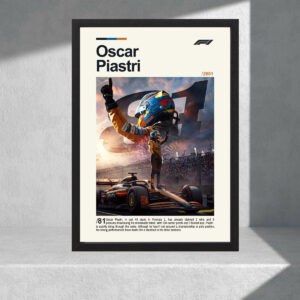 Cuadro Decorativo F1 - Oscar Piastri 05 - A3 30x40 Cm