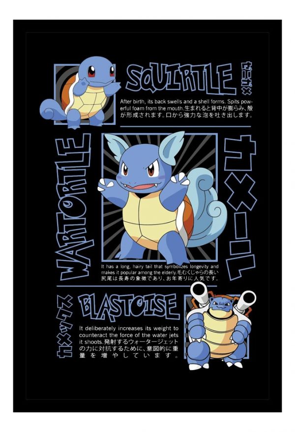 Cuadro Decorativo Series - Pokemon 05 - A3 30x40 Cm