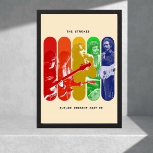 Cuadro Decorativo The Strokes Future Present Past, A3 30x40