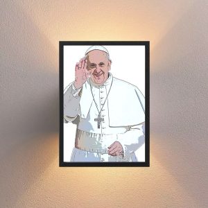 Cuadro Papa Francisco - Modelo 03 - Tamaño A3 30x40 Cm
