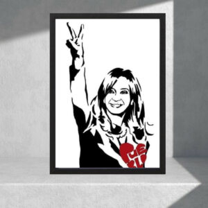 Cuadro Decorativo Cristina Kirchner Cfk 08 - A3 30x40