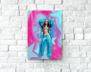 Poster Lámina Decorativa Emilia Mernes 06 Tamaño A3 30x42 Cm