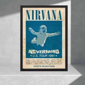Cuadro Decorativo Musica - Nirvana, Nevermind 02 - A3 30x40