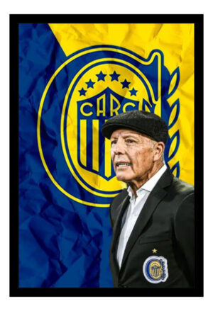 Cuadro Rosario Central - Miguel Angel Russo 10 - A3 30x40 Cm