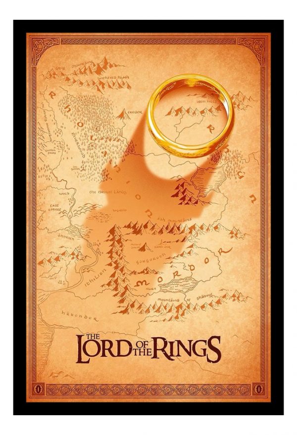 Cuadro Decorativo Cine - El Señor De Los Anillos 11 A3 30x40