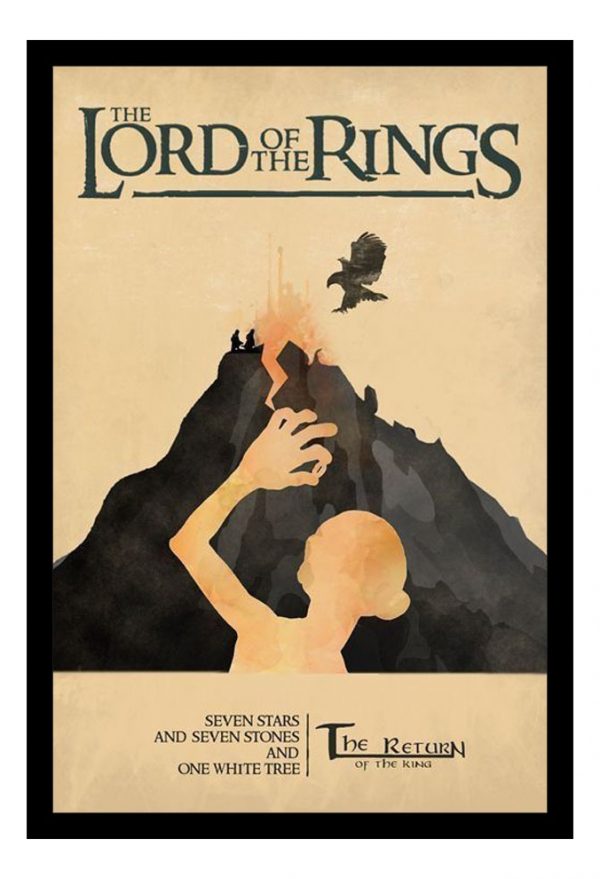 Cuadro Decorativo Cine - El Señor De Los Anillos 01 A3 30x40
