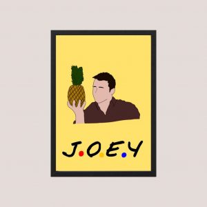 Cuadro Friends - Modelo Joey - Tamaño A3 30x40 Cm