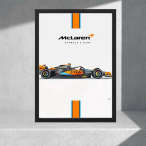 Cuadro Decorativo Formula 1 - Mclaren 02 - Tamaño A3 30x40