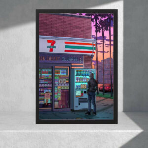Cuadro Decorativo Urbano Aesthetic - 7 Eleven 12 - A3 30x40