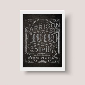 Cuadro Peaky Blinders Garrison Tavern A3 30x40 Cm