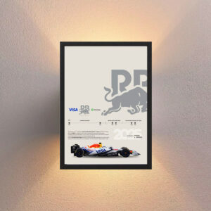Cuadro Escuderias F1 - Racing Bulls - Tamaño A3 30x40 Cm