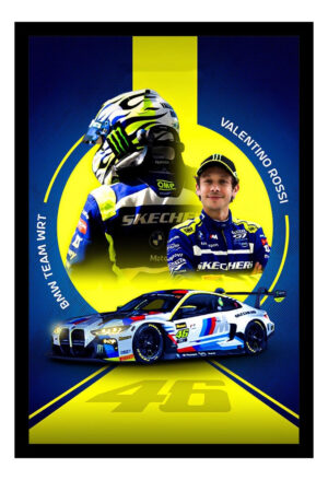 Cuadro Decorativo Moto Gp - Valentino Rossi 10 - A3 30x40