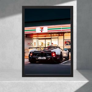 Cuadro Decorativo Urbano Aesthetic - 7 Eleven 02 - A3 30x40