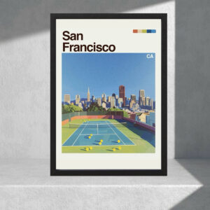Cuadro Decorativo Paisajes - Usa, San Francisco - A3 30x40