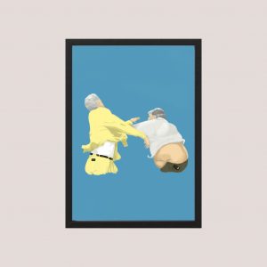 Cuadro Pop Art, Mauro Viale Vs Samid - Tamaño A3 30x40