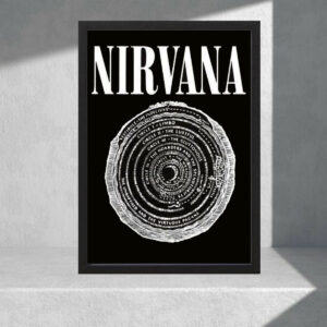 Cuadro Decorativo Musica - Nirvana 01 - A3 30x40