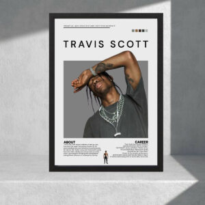 Cuadro Decorativo - Travis Scott 01 - A3 30x40
