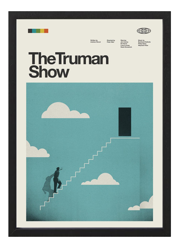 Cuadro Poster The Truman Show A3 30x40 Cm