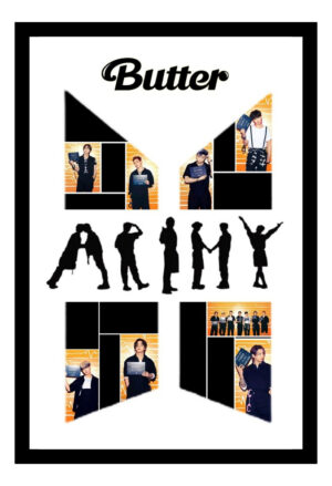 Cuadro Decorativo Musica - Bts 11 - A3 30x40