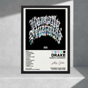 Cuadro Decorativo Musica - Drake - Modelo 14 - A3 30x40