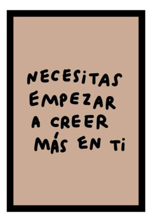 Cuadro Decorativo Motivacional 06 - A3 30x40 Cm