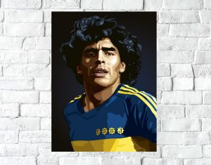 Poster Lámina Decorativa Boca Juniors Mod 15, A3 30x42 Cm