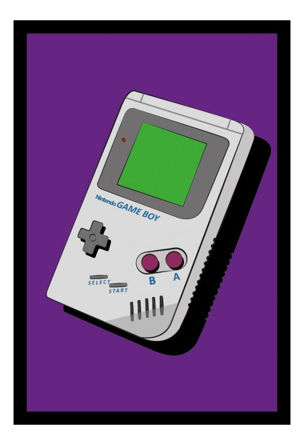 Cuadro Decorativo Videojuegos - Nintendo 05 - A3 30x40 Cm