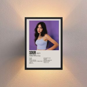 Cuadro Decorativo Olivia Rodrigo - Modelo 07 - A3 30x40